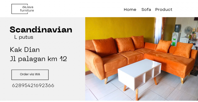 Sold out sofa minimalist